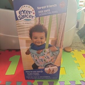 Forest Friends Door Jumper - Green